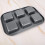 Nonstick Square Brownie Pan for Oven Baking with 6 Cavity 2