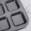 Nonstick Square Brownie Pan for Oven Baking with 6 Cavity 3