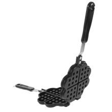 Double Sided Non Stick Waffle Maker Versatile Baking Mold for Pancakes Cakes and Waffles Kitchen Tool for Delicious Creations for Home Use