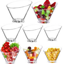 8 Pcs Clear Serving Bowls for Candy Buffet and Salad Bar in 14 oz 19 oz 24 oz 61 Oz Sizes
