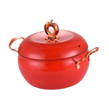 Non Stick Soup Pot Stockpot Gifts Multifuctional Cooking Casserole Pot Cooking Simmering Pot for Dining Home Kitchen, Red