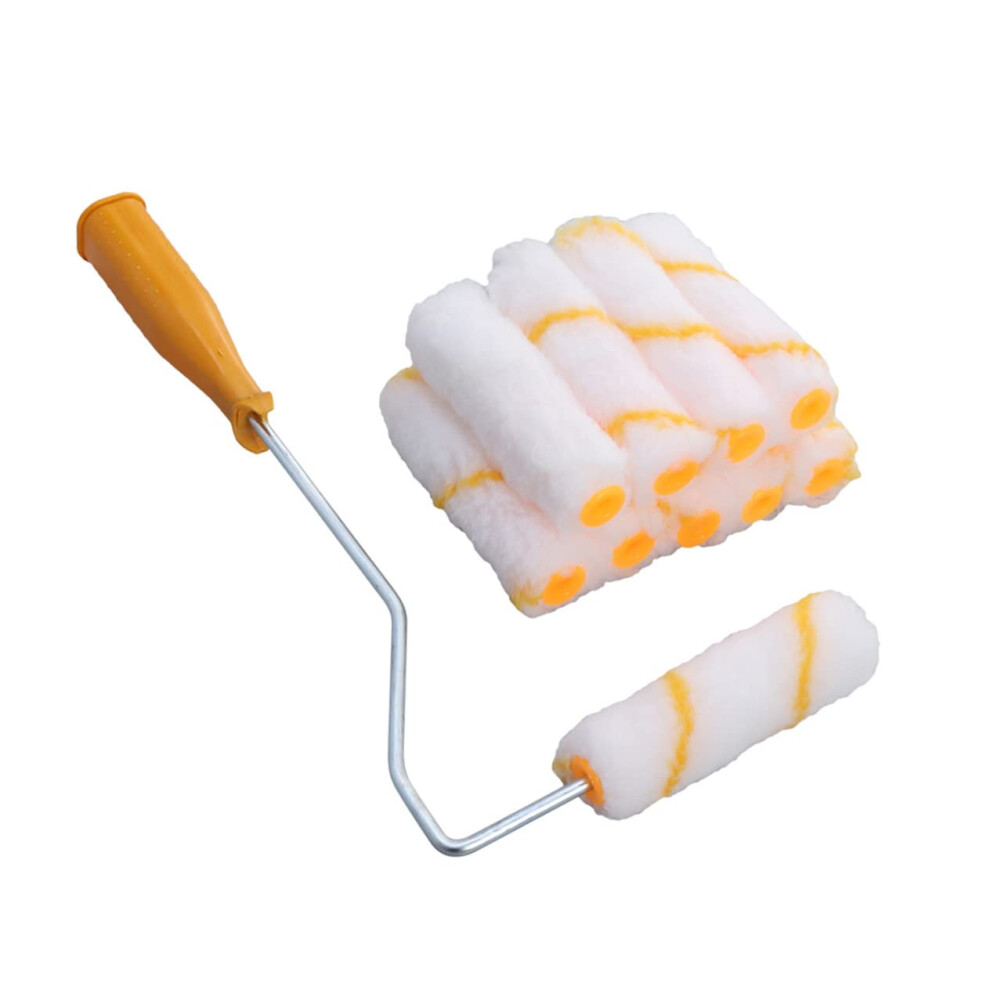 House Paint Rollers For Walls 4 Inch Small Foam Roller Brush Paint Roller Brush Multifunctional Latex Paint Roller Brush Diy Rolling Brush 395291790649