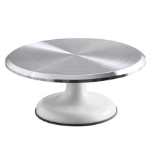 1 Aluminium Alloy Revolving Cake Decorating Turntable for Cake Decorating 10 Inch
