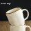 4 Set Vanilla White Coffee Mugs Microwave and Dishwasher Safe Kitchen Use 13oz 5