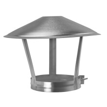 Chimney Cowl Cap,Stainless Steel Air Vent Rain Cap Roof Flue Pipe Cover Protector Cap Ending Heating Stove Exhaust Ventilation Hood (150mm/5.9Inch)