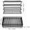 Collapsible Cooling Rack 4-Tier Adjustable Stackable for Baking Picnic Party 4