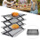Collapsible Cooling Rack 4-Tier Adjustable Stackable for Baking Picnic Party 3