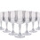 24 transparent plastic wine glasses 1