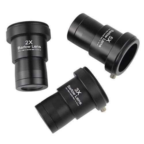 3 Pack Barlow Lens Accessory for Astronomical Telescope Ref：NYI