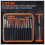 16 Piece Punch and Chisel Set for Crafting and Woodworking Projects 3