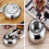 Stainless Steel Windproof Ashtray for Outdoor Tabletop 5