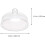 Clear Ceramic Cake Plate Dessert Holder Decorative Serving Tray 2