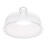 Clear Ceramic Cake Plate Dessert Holder Decorative Serving Tray 1