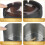 Stainless Steel Covered Windproof Black Ashtray for Indoor Use 2
