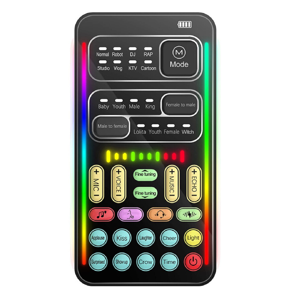 Handheld Voice Disguiser For Online Games Live Streaming 6493810826030
