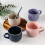 Jumbo Porcelain Soup Mug for Cappuccino and Latte 4
