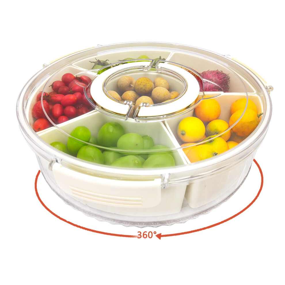 Snackle Box Container Rotating Fridge Organizer and Deli Containers for Party 12' L-image-OPC-PHZQCPJ-NEW