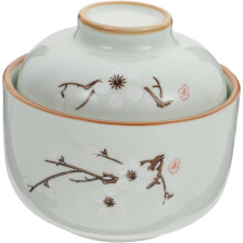 Japanese Ceramic Stew Pot for Dormitory Cooking 600ml