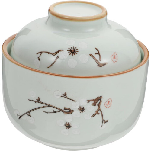Japanese Ceramic Stew Pot for Dormitory Cooking 600ml