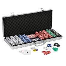 500 Chip Poker Set, suitable for Texas Holdem