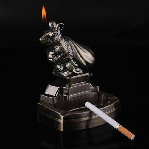 Creative Rat Retro Personality Ash Tray for Home Decoration Ref：bKp 1