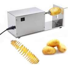 Commercial Potato Slicer Electric Tornado Potatoes Spiral Cutter French Fry Machine
