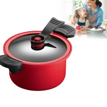 Micro Pressure Crock Pot, Kitchen Vacuum Micro Pressure Stock Pot, Non Stick Micro Pressure Cooker