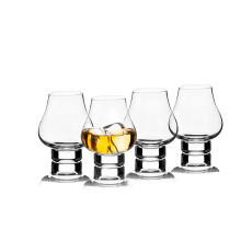 4 Set Handcrafted Lead-Free Crystal Glasses Snifter for Drinks 7.1-Ounce 210ml Ref:CaS