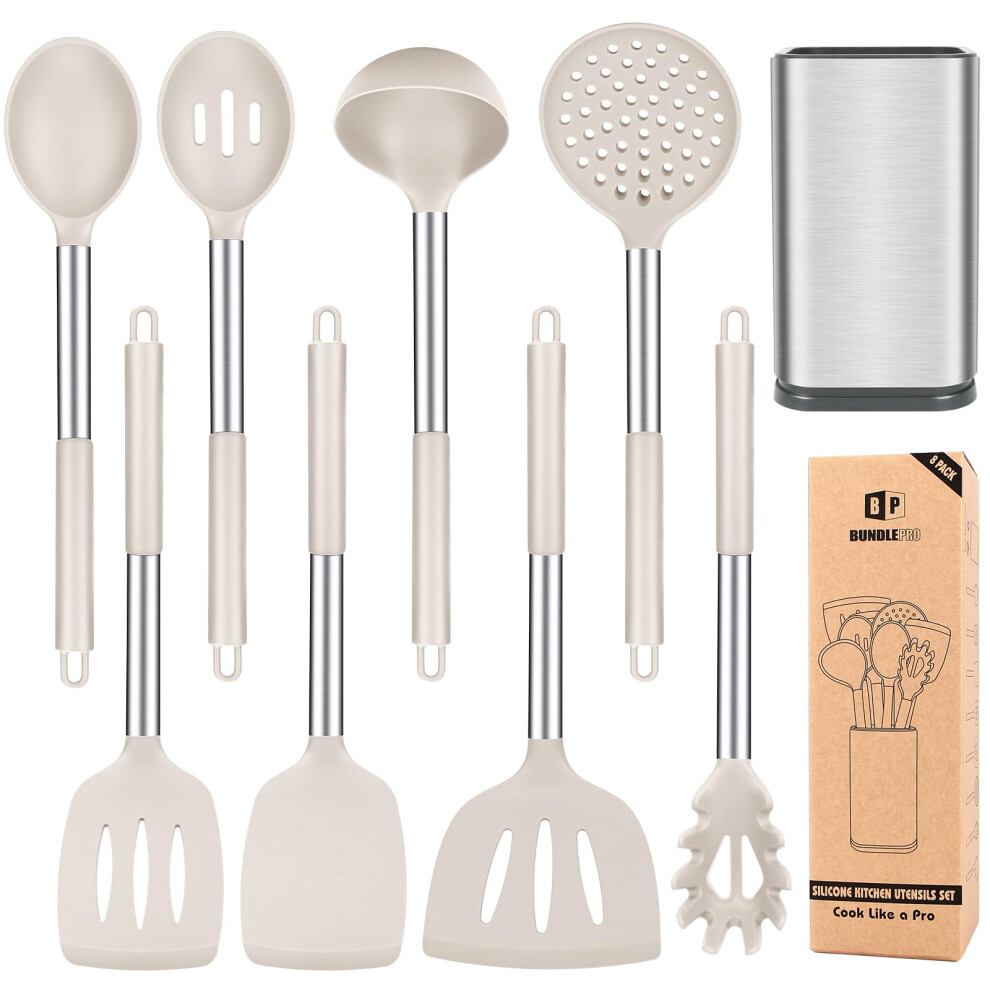 8 Pcs Non-stick Cooking Utensil Set for Cooking-image-OPC-PHZQNKY-NEW
