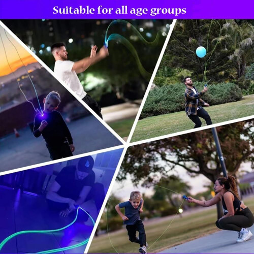 Glow-in-The-Dark String Shooter for Christmas Fun 1
