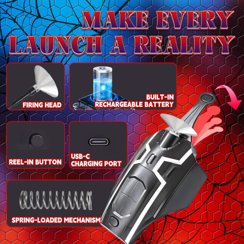 Upgrade 2.0 Spider Web Shooter for Superhero Role Play 1