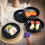 4 Set Creative Zen Round Smooth Glazed Ceramic Plate for Side Dish 3