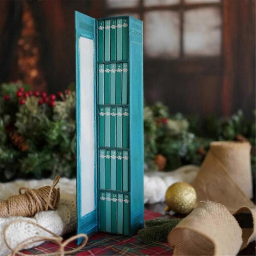 2Pack Mini Book Ornament Advent Calendar, Christmas Advent Calendar 1