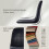 (Black, 2) 2/4/6x Dining Chairs metal Legs Home office 6