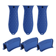 6 Pieces Silicone Hot Tool Holder Heat Resistant Non Slip for Cooking Kitchen