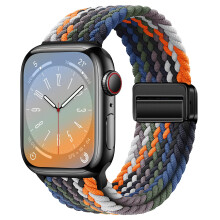 Soft Braided Woven Magnetic Clasp Strap Watch Bands for Men 49mm/45mm/44mm/42mm/46mm