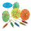 NorPro Multicolored 24-Pack Decorative Cocktail Guardels Picks 4/10 Cm 1