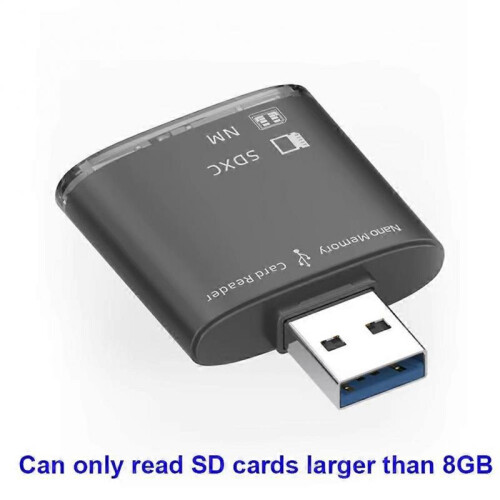 USB 3.0 Card Reader for NM Nano Memory Card Write Adapter,A