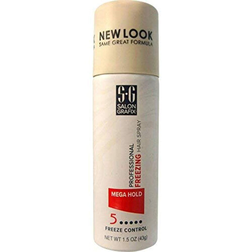 Salon Grafix Σπρέι Μαλλιών Freezing, Mega Hold, 1.50 oz.