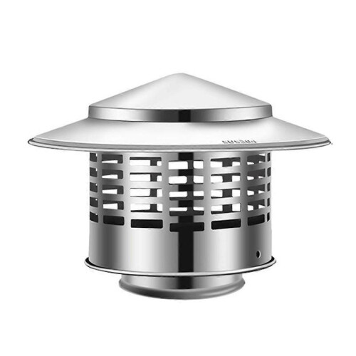 Round Chimney Cap Stainless Steel Tapered Top Chimney Cap A
