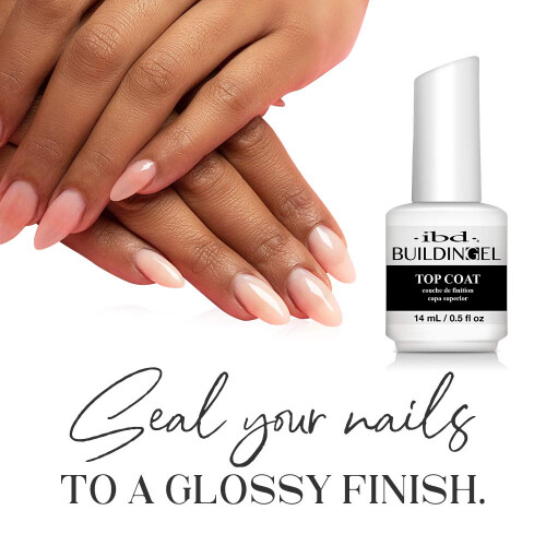 IBD Gel Κατασκευής, Σκληρό Gel Επέκταση Νυχιών, Top Coat, 0.5 oz 1