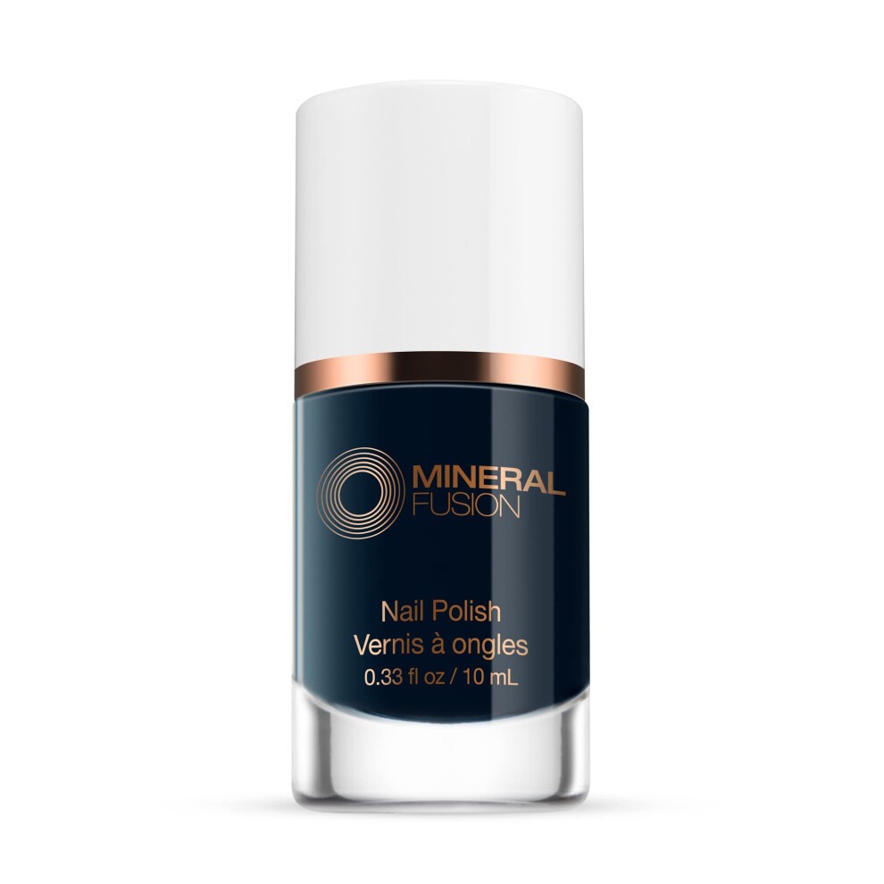 Mineral Fusion Nail Polish Dark Blue Deep Dive Deep Dive 033 Fl Oz Pack Of 1