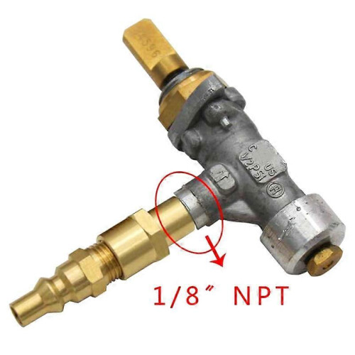 1/4 Inch RV Quick Connect Adapter for Q 100,1000, 200,Gas Grill 1