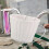 1Set Rattan Wicker Bicycle Basket Bike Handlebar Accessories Pink 5