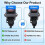 Waterproof Inline Switch 12V DC 20A 2 Position on/Off Toggle Switch 3