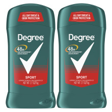 Deodorant Antiperspirant Degree Men Original, Pachet de 2, Protectie 48 ore, Sport 2.7 oz