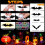 12Pcs 3D Bat Design LED Decoration 5