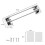 RV Accessories Travel Trailer Bathroom Corner Storage Rod Retractable 4