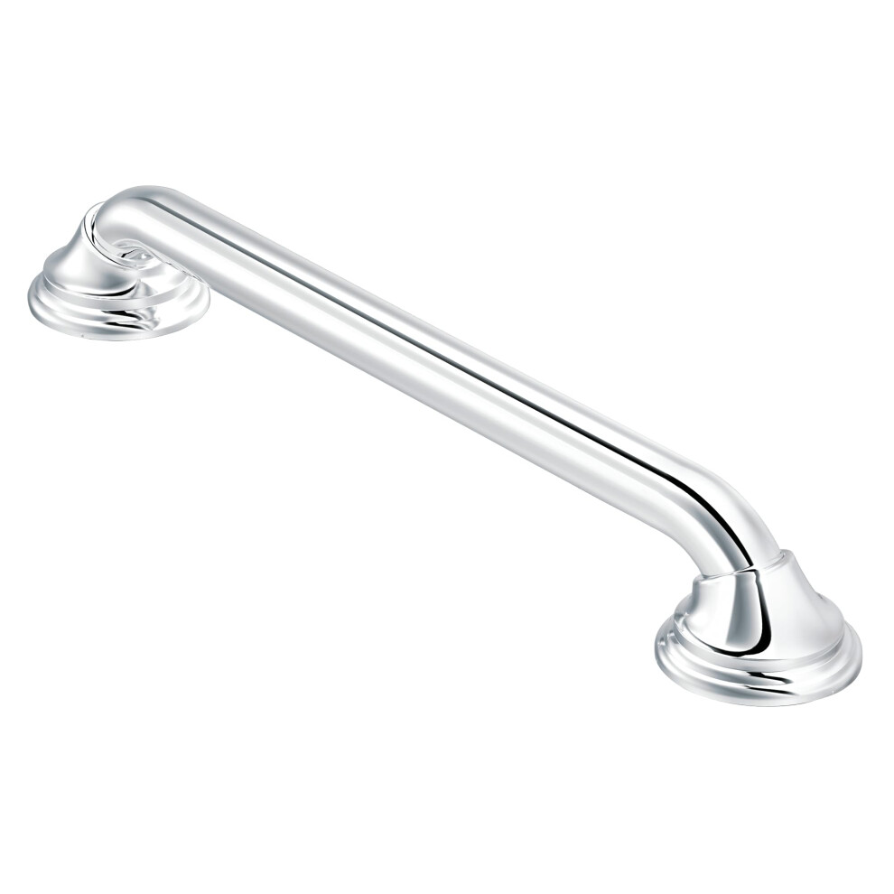 Moen R8748D3GCH Bathroom Safety 48Inch Grab Bar with Curl Grip, Chrome