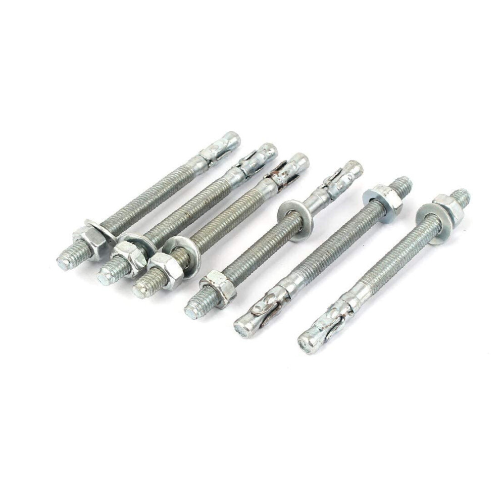 Blue Zinc Plated Screw Type Car Repair Expansion Bolt M8x100mm 6pcs (Color : Multiple Colors)-image-OPC-PHZQQMR-NEW